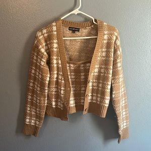 Matching sweater and tank top set